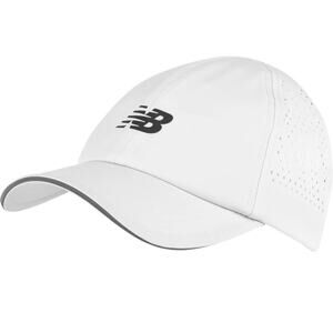 New Balance Unisex White Lazer Perfomance Run Hat reflective